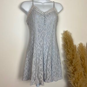 Baby Blue Lace Dress